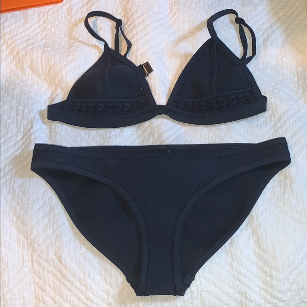Navy triangl bikini